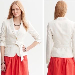 Banana Republic Linen Safari Jacket/Blazer Size 0